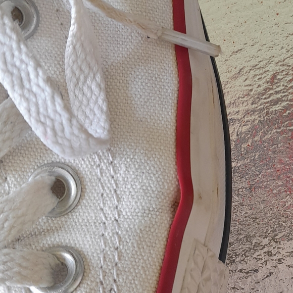 Converse Chuck Taylor All Star White Women's Size 8 Men's Size 6 - Picture 5 of 9